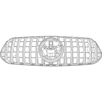 Mercedes-Benz GLE63 AMG S Grille - 167-888-83-00