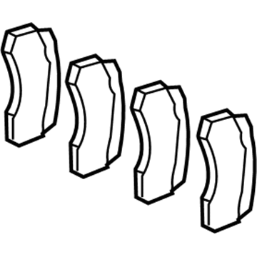 Mercedes-Benz E63 AMG Brake Pads - 000-420-27-04
