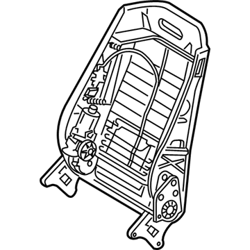 Mercedes-Benz 000-910-42-34 Seat Back Frame Mercedes-Benz 000-910-42-34 Seat Back Frame