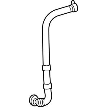 Mercedes-Benz S65 AMG Coolant Reservoir Hose - 222-501-36-91