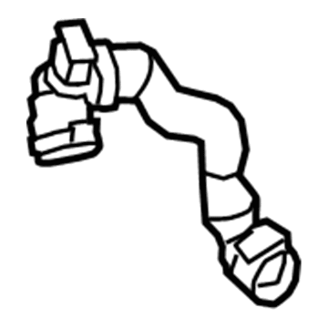 Mercedes-Benz S65 AMG Coolant Reservoir Hose - 222-501-97-00