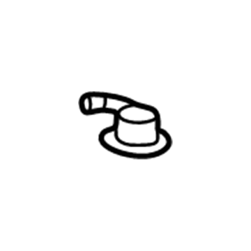 210-327-00-21 Mercedes-Benz Oil Reservoir Cover Illustration 1 of 1