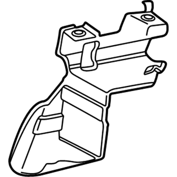 220-327-00-86 Mercedes-Benz Heat Shield Illustration 1 of 1