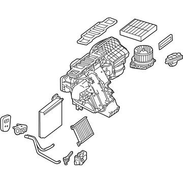 Mercedes-Benz ML63 AMG Evaporator - 166-830-26-60