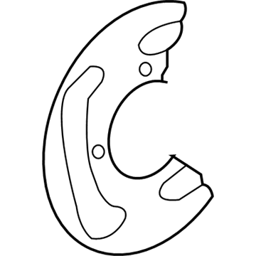 Mercedes-Benz ML320 Brake Dust Shields - 164-421-03-20
