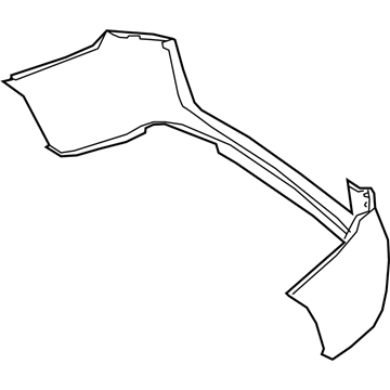 Mercedes-Benz GLC300 Bumper Cover - 253-885-07-01-9999