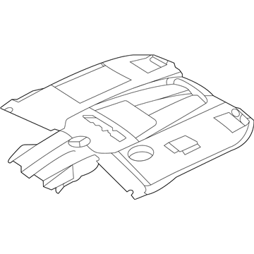 Mercedes-Benz S63 AMG Engine Cover - 177-010-13-03