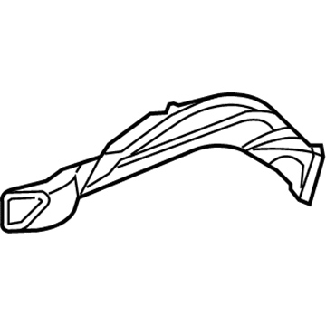 Mercedes-Benz E500 Air Duct - 211-831-24-46