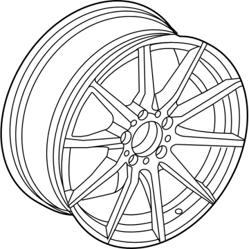 Mercedes-Benz SL43 AMG Alloy Wheels - 232-401-17-00-7X21