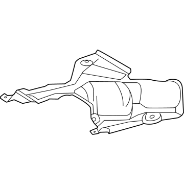 Mercedes-Benz Exhaust Heat Shield - 254-470-55-01