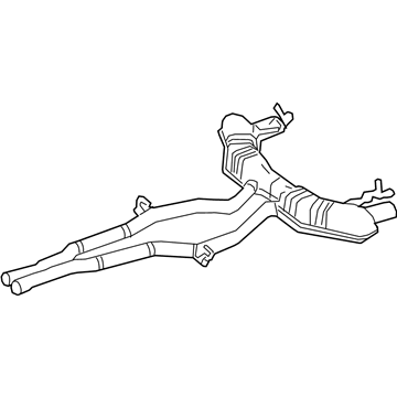 Mercedes-Benz S550 Exhaust Pipe - 217-490-26-00
