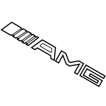 Mercedes-Benz SLC43 AMG Emblem - 172-817-24-00