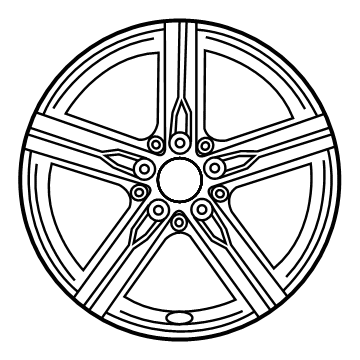 177-401-32-00-67-7X36 Mercedes-Benz Wheel Illustration 1 of 1
