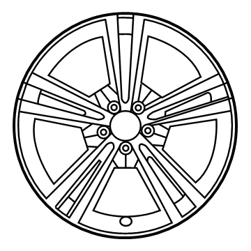 177-401-08-00-7X21 Mercedes-Benz Wheel Illustration 1 of 1