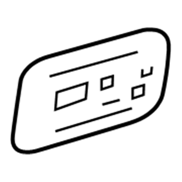 Mercedes-Benz Fuel Door - 166-757-01-06