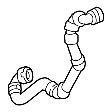 Mercedes-Benz AMG GT 63 S Water Hose - 213-501-18-01