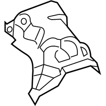 Mercedes-Benz 205-240-02-45 Heat Shield 205-240-02-45 Mercedes-Benz Heat Shield Illustration 1 of 1