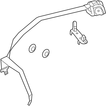 Mercedes-Benz EQE 350 Seat Belt - 295-860-12-00-9C94
