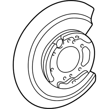 Mercedes-Benz Brake Dust Shields - 461-423-01-20