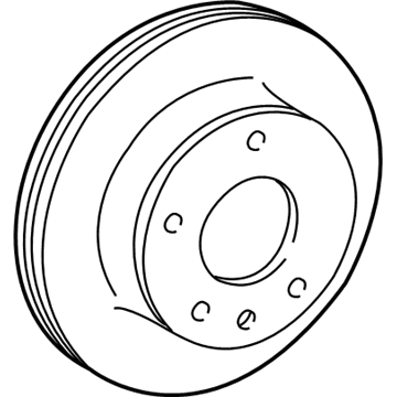 Mercedes-Benz G500 Brake Rotor - 902-423-07-12-07