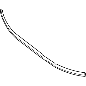 910-887-11-00 Mercedes-Benz ENGINE HOOD SEAL Illustration 1 of 1