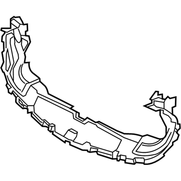 Mercedes-Benz C43 AMG Air Duct - 205-505-01-00