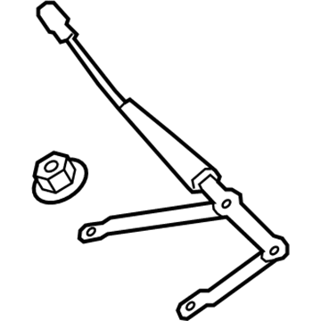 Mercedes-Benz ML250 Wiper Arm - 166-820-09-44