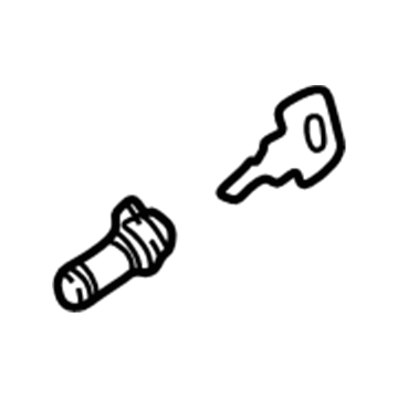 Mercedes-Benz C280 Ignition Lock Assembly - 202-460-11-04