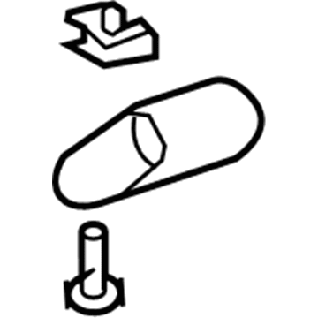 Mercedes-Benz Exhaust Tip - 204-490-64-27