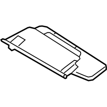 Mercedes-Benz S550e Sun Visor - 222-810-89-00-7N46