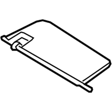 Mercedes-Benz S550e Sun Visor - 222-810-15-10-1C31
