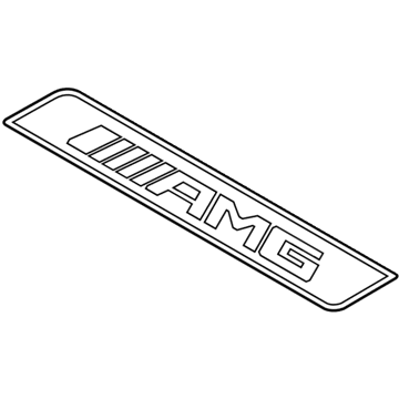 Mercedes-Benz GLE43 AMG Emblem - 292-817-35-00