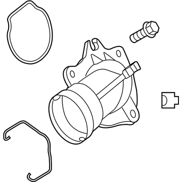 Mercedes-Benz S350 Coolant Reservoir Hose - 642-200-23-15