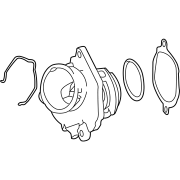 Mercedes-Benz E350 Coolant Reservoir Hose - 272-200-04-15
