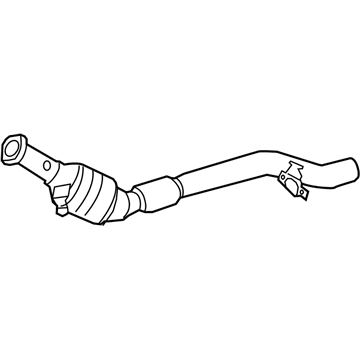 Mercedes-Benz S63 AMG Exhaust Pipe - 222-490-04-19