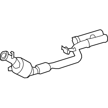 Mercedes-Benz S63 AMG Exhaust Pipe - 217-490-01-19