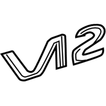 Mercedes-Benz E63 AMG Emblem - 000-817-02-14
