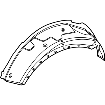 Mercedes-Benz CLE53 AMG Fender Splash Shield - 236-630-50-02