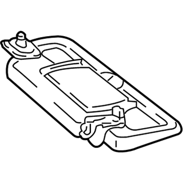 Mercedes-Benz SLK300 Sun Visor - 171-810-02-10-9051