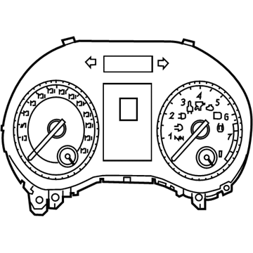 Mercedes-Benz CLA250 Tachometer - 117-900-74-01-80