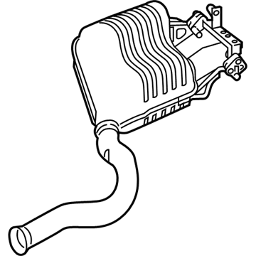 Mercedes-Benz C63 AMG S Exhaust Pipe - 205-490-00-35