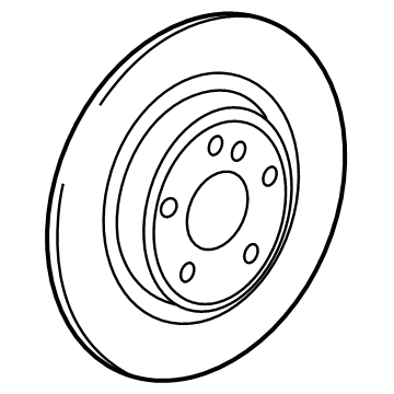 Mercedes-Benz GLA35 AMG Brake Rotor - 247-423-04-00