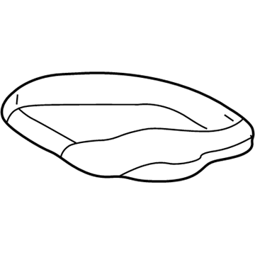 Mercedes-Benz CLK320 Seat Cushion - 208-910-06-50