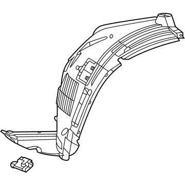 Mercedes-Benz GLE450 SUV Fender Splash Shield - 167-690-15-08