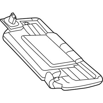 Mercedes-Benz SLK250 Sun Visor - 172-810-24-00-9051
