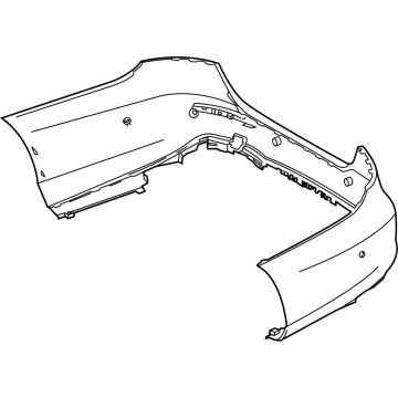 Mercedes-Benz E53 AMG Bumper Cover - 213-885-44-05-9999