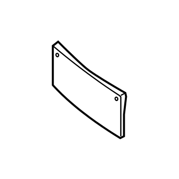 Mercedes-Benz 223-880-16-02 License Bracket 223-880-16-02 Mercedes-Benz License Bracket Illustration 1 of 1
