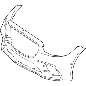 Mercedes-Benz S580e Bumper - 223-885-11-01-9999