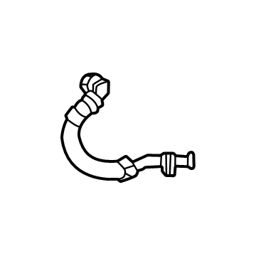 Mercedes-Benz AMG GT S Cooling Hose - 190-500-15-00