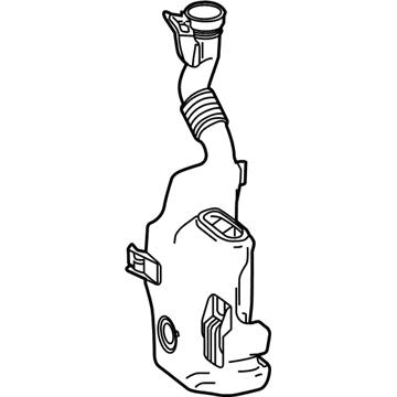 Mercedes-Benz SLC43 AMG Windshield Washer Fluid Reservoir - 172-869-03-00